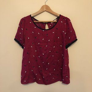 Nine Bird Pink Penguin Blouse